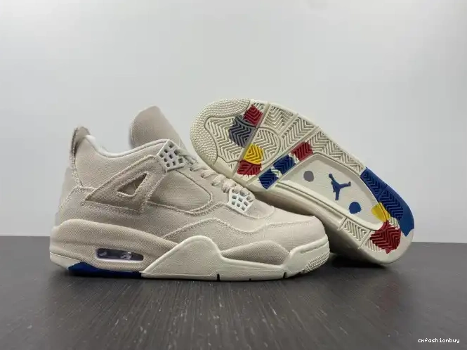 (W) Jordan Blank 4 Canvas Retro DQ4909-100 0704